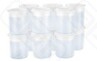 КОМПЛЕКТ СТАКАНОВ 12 ШТ ПЛАСТИКОВЫЕ С КРЫШКАМИ PACOTIZING 32565