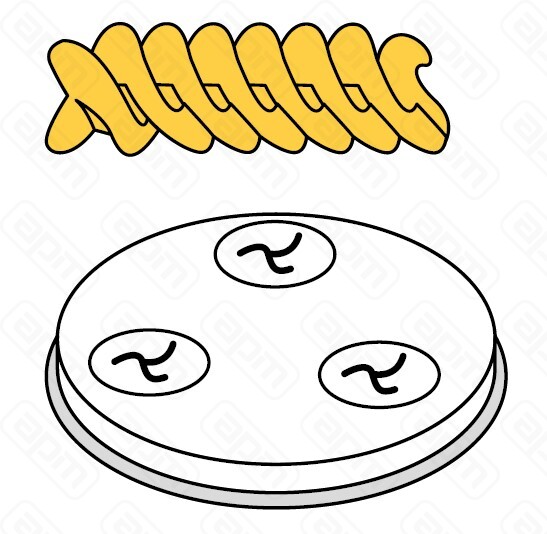 НАСАДКА Д FIMAR MPF15N FUSILLI 9ММ