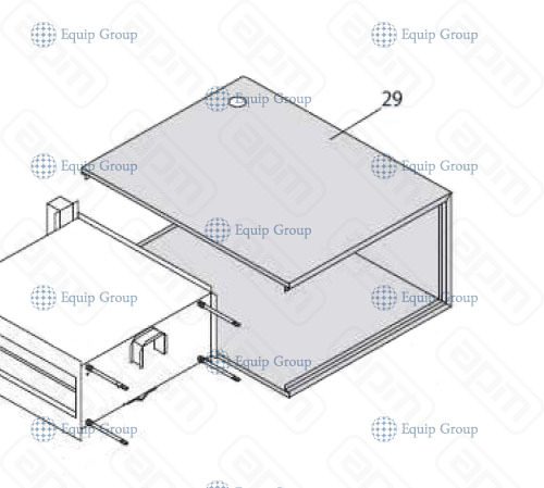 КОРПУС ДЛЯ ПЕЧИ ДЛЯ ПИЦЦЫ CUPPONE 92810043