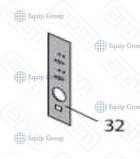 НАКЛЕЙКА ПАНЕЛИ УПРАВЛЕНИЯ ДЛЯ ПЕЧИ ДЛЯ ПИЦЦЫ CUPPONE 91611610