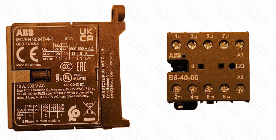 КОНТАКТОР ДЛЯ ШКАФА ШОКОВОЙ ЗАМОРОЗКИ APACH 020TEL0004