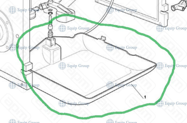 ПОДДОН ДЛЯ ЛЬДОГЕНЕРАТОРА SCOTSMAN 660901 00