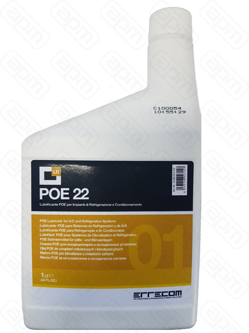 Масло синтетическое POE 22 1л Errecom