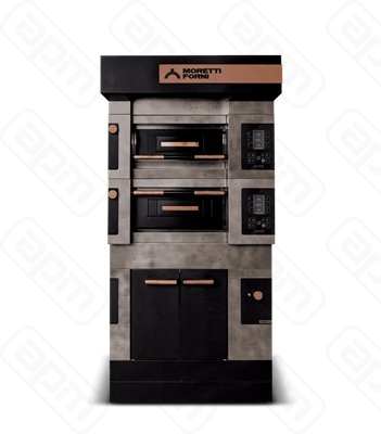 ПЕЧЬ ДЛЯ ПИЦЦЫ MORETTI FORNI S50E ICON C 16  C 30  ПАРОГЕНЕРАТОР  ЗОНТ  РАССТОЙКА L90