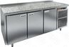 СТОЛ С ОХЛАЖДШКАФОМ HICOLD SN111TN КАМЕНЬ