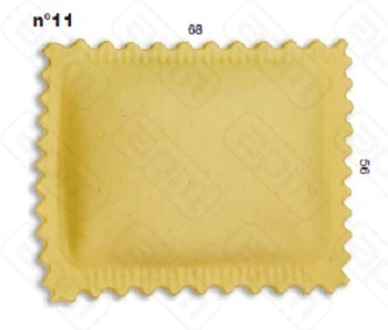 ШТАМП ДРАВИОЛИ ДЛЯ НАСАДКИ LA MONFERRINA MULTIPASTA КВАДРАТ 68Х56 ММ 11