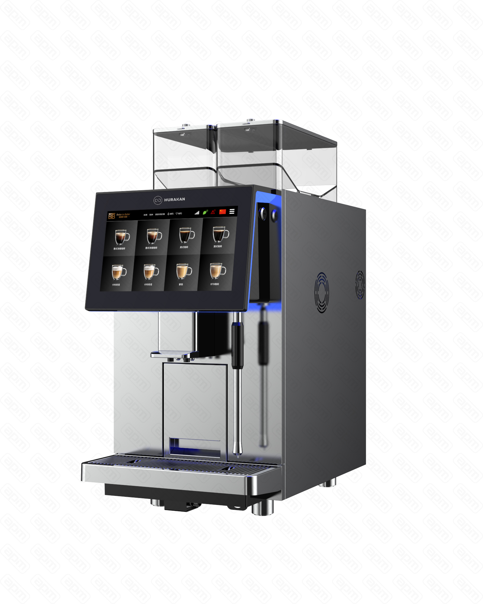 КОФЕМАШИНА HURAKAN HKN-BTB302Z2D