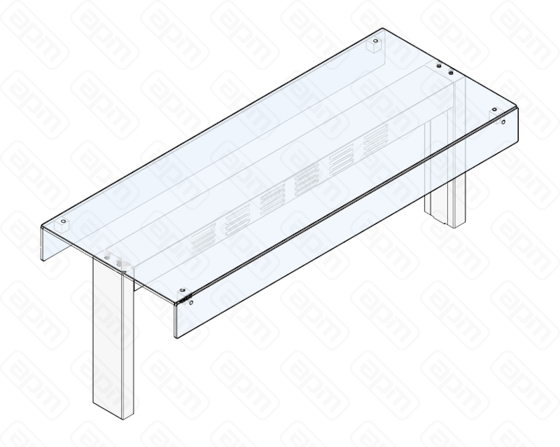 НАДСТРОЙКА НАСТОЛЬНАЯ APACH CHEF LINE LD9109001404