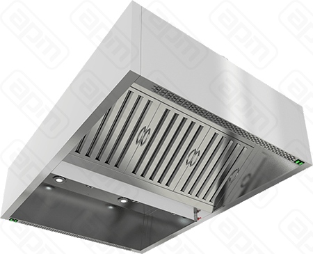 ЗОНТ ВЫТЯЖОСТРОВНОЙ ЗКВОО-1513 КОРОБЧАТЫЙ