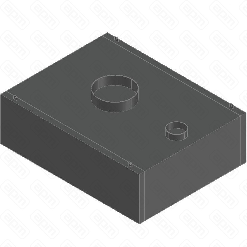 ЗОНТ ПРИТОЧ-ВЫТЯЖН КОРОБЧАТ ПРИСТЕН ЗКВПОСП-1013 С ПОДСВЕТКОЙ