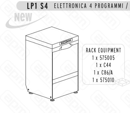 МАШИНА КОТЛОМОЕЧНАЯ DIHR LP1 S4DDEPS