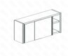 ПОЛКА НАСТЕННАЯ ЗАКРЫТАЯ APACH CHEF LINE LCW106SD