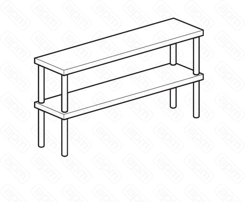 ПОЛКА НАСТОЛЬНАЯ ОТКРЫТАЯ APACH CHEF LINE LOSO3521T2