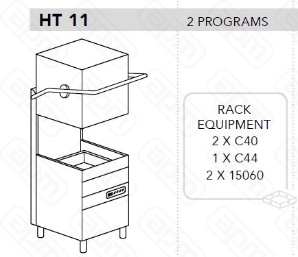 МАШИНА ПОСУДОМОЕЧНАЯ DIHR HT 11 1Ф