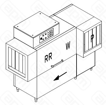 МАШИНА ПОСУДОМОЕЧНАЯ DIHR RX 184 LC DXDDEHR10DR69