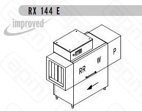 МАШИНА ПОСУДОМОЕЧНАЯ DIHR RX 144 E SXDDEHR10DR64ДЕЛЕНИЕ 2 ЧАСТИ