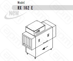 МАШИНА ПОСУДОМОЕЧНАЯ DIHR RX 102 E DX