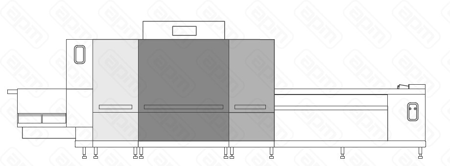 МАШИНА ПОСУДОМОЕЧНАЯ COMENDA NE21-P6ARC8ДОЗ2 ЧАСТИЦЕНТР СЛИВ