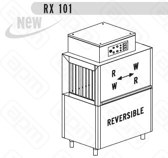 МАШИНА ПОСУДОМОЕЧНАЯ DIHR RX 101 EDDE2LC73