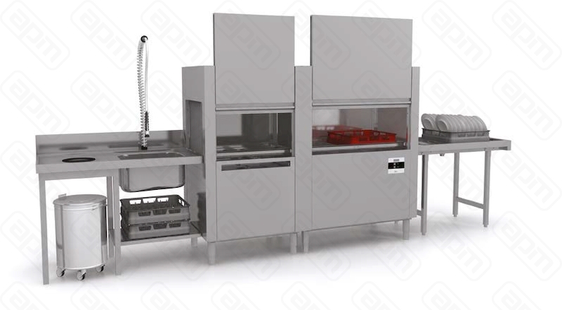 МАШИНА ПОСУДОМОЕЧНАЯ КОНВЕЙЕРНАЯ APACH CHEF LINE LTIT200 PWR BRYX2