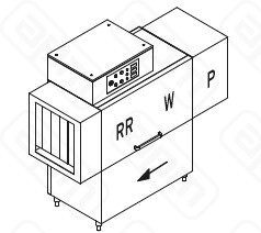 МАШИНА ПОСУДОМОЕЧНАЯ DIHR RX 144 SXHR10DR69