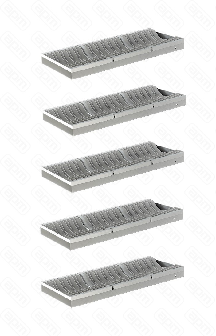 КОМПЛЕКТ ПОЛОК С КАССЕТАМИ ДЛЯ СТЕЛЛАЖА КУХОННОГО KAYMAN ПС-550603