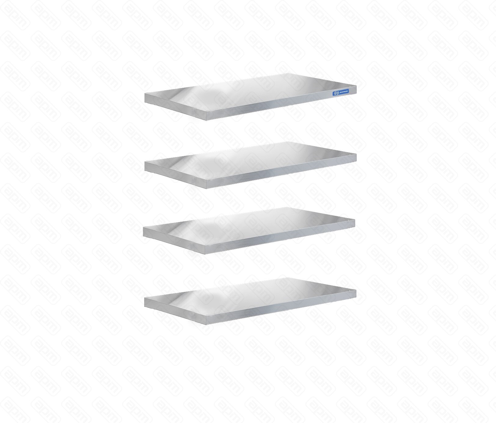 КОМПЛЕКТ СПЛОШНЫХ ПОЛОК ДЛЯ СТЕЛЛАЖА КУХОННОГО KAYMAN ПС-420603