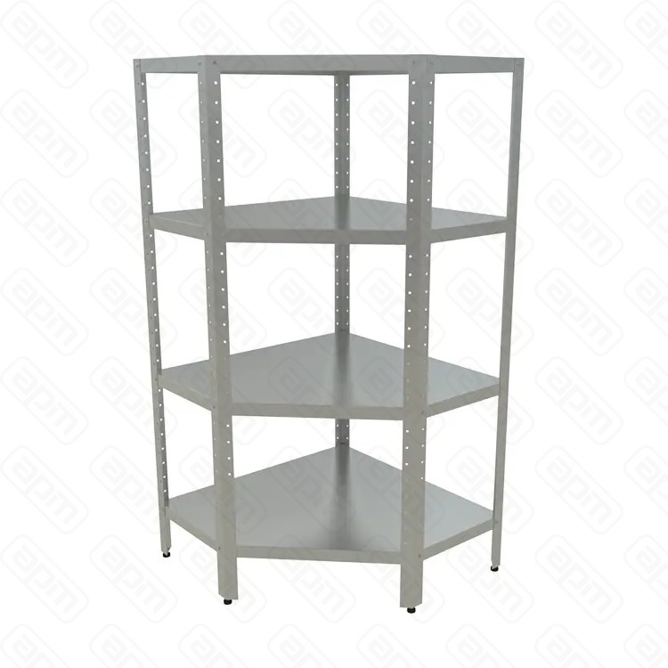 СТЕЛЛАЖ КУХОННЫЙ УГЛОВОЙ РАЗБОРНЫЙ КОБОР СКУ-45-10090430 ВЫСОТА 1800