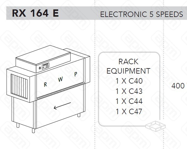 МАШИНА ПОСУДОМОЕЧНАЯ DIHR RX 164 E SXDDEXP