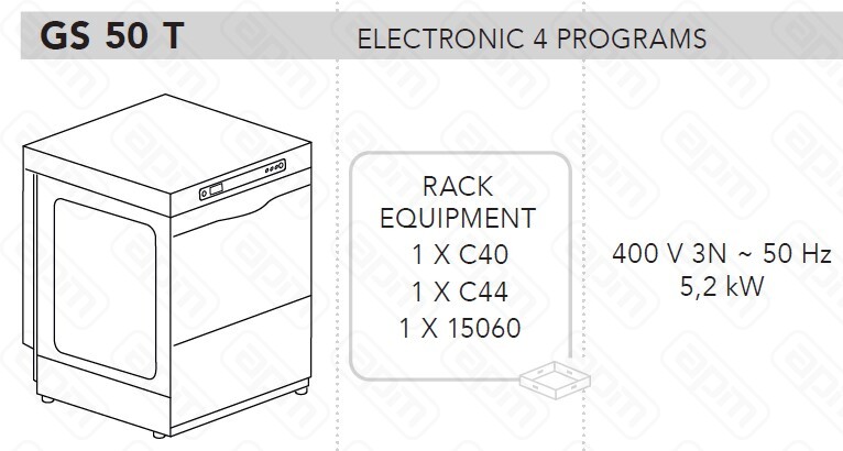 МАШИНА ПОСУДОМОЕЧНАЯ DIHR GS 50 TDDEXPPS