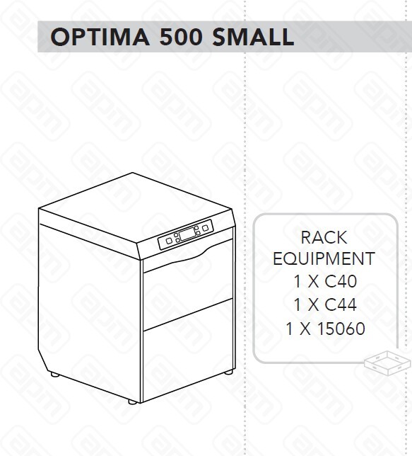 МАШИНА ПОСУДОМОЕЧНАЯ DIHR OPTIMA 500 SMALL