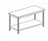 СТОЛ ПРОИЗВОДСТВЕННЫЙ APACH CHEF LINE LWT68SH