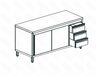 СТОЛ ПРОИЗВОДСТВЕННЫЙ ЗАКРЫТЫЙ APACH CHEF LINE LWC722SH2SDDR
