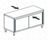 СТОЛ ПРОИЗВОДСТВЕННЫЙ ЗАКРЫТЫЙ СКВОЗНОЙ APACH CHEF LINE LWC722SH2SDPT
