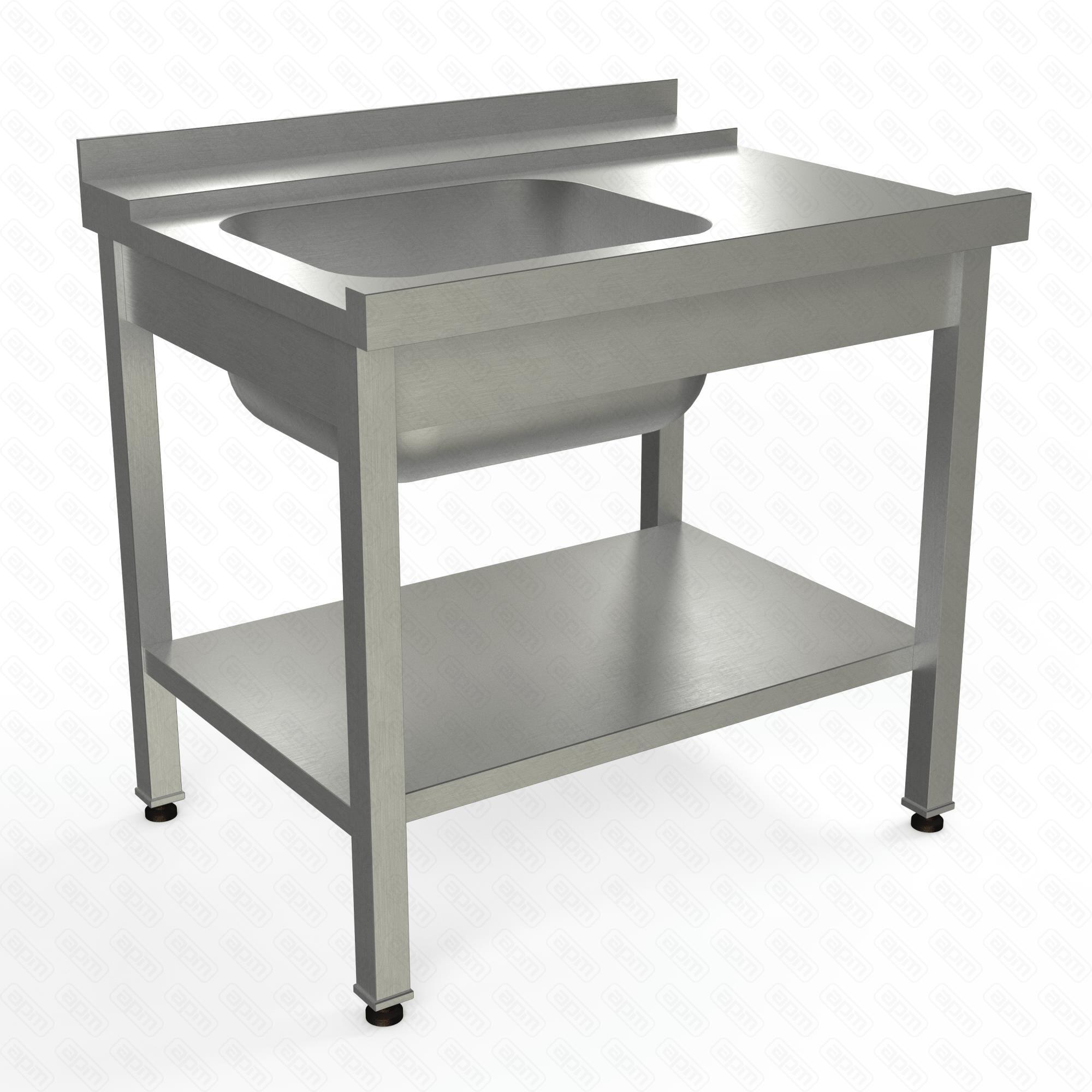 СТОЛ ДЛЯ ГРЯЗНОЙ ПОСУДЫ С НАПРАВЛЯЮШИМИ KAYMAN ДЛЯ ПМ TATRA СПМ-3210907 ПРАВЫЙ