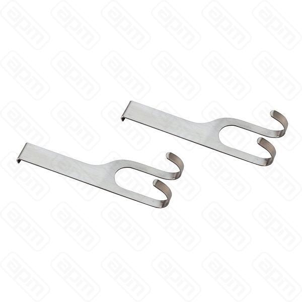Набор крючков для инвентаря двойные 2шт нержсталь M30741