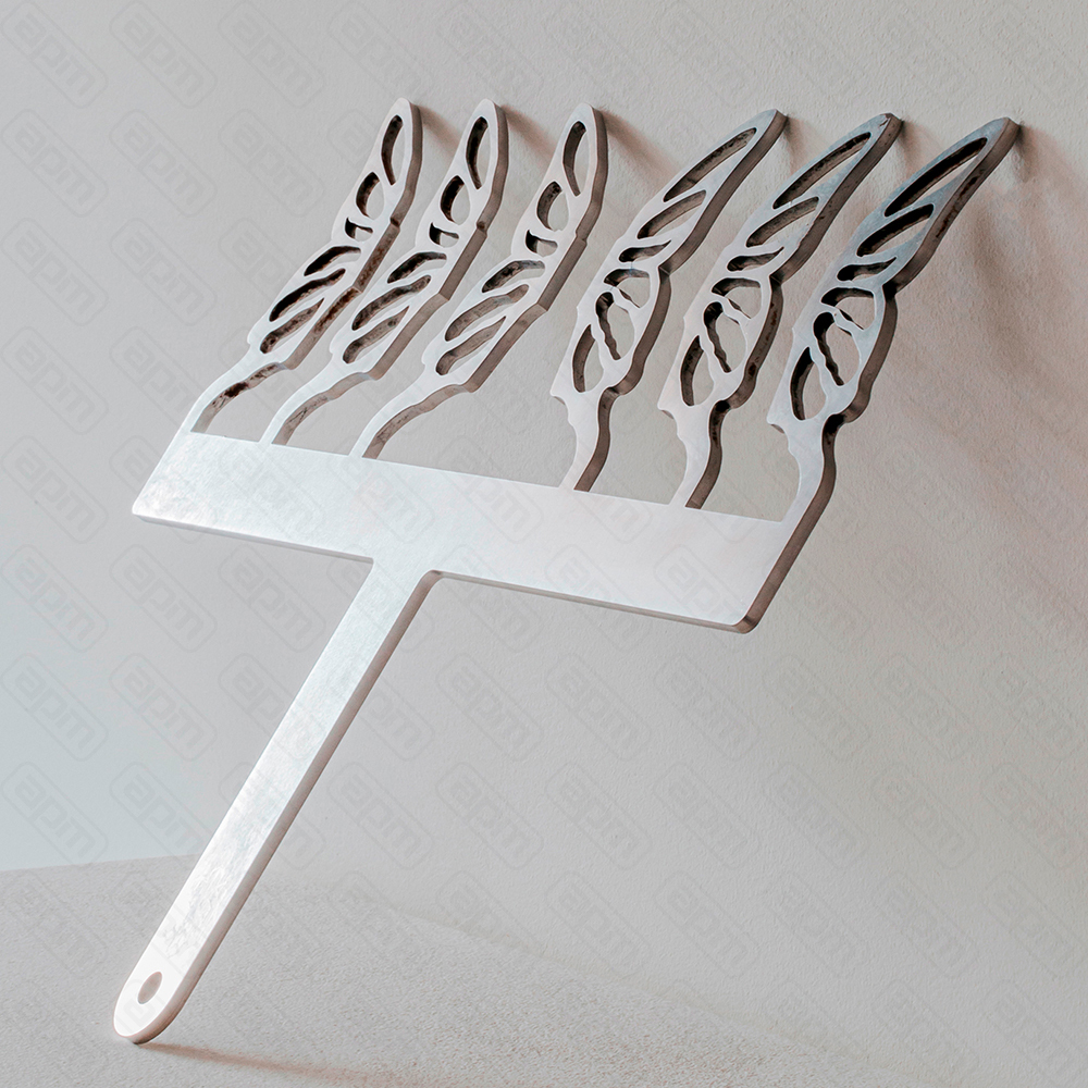 Трафарет для декора Butterfly Comb h6см нержсталь дизайн - Frank Haasnoot  20FH07S