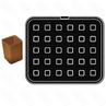 Форма S05 для выпечки тарталеток 26х2622х22мм h35мм для CookmaticSpecial 30 ячеек PIASTRA S05