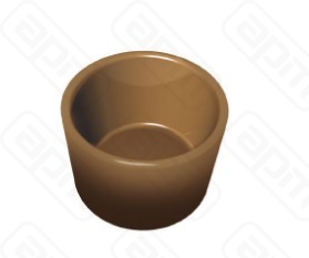 Форма 15 для выпечки тарталеток 3532мм h25мм для аппарата Cookmatic 25 ячеек PIASTRA 15