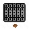 Форма G для выпечки тарталеток 45x4530x30мм h19мм для аппарата Cookmatic 25 ячеек PIASTRA G