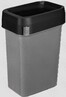 Бак для мусора SMART BIN PRO 50л 430x330x630мм с крышкой Гастро черный 435245813