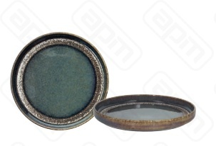 Блюдо с бортом 20 см BLOOM BLUE AND BROWN BM000208088