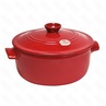 Кастрюля керамическая 53л d285см серия Flame цвет гранат 455334