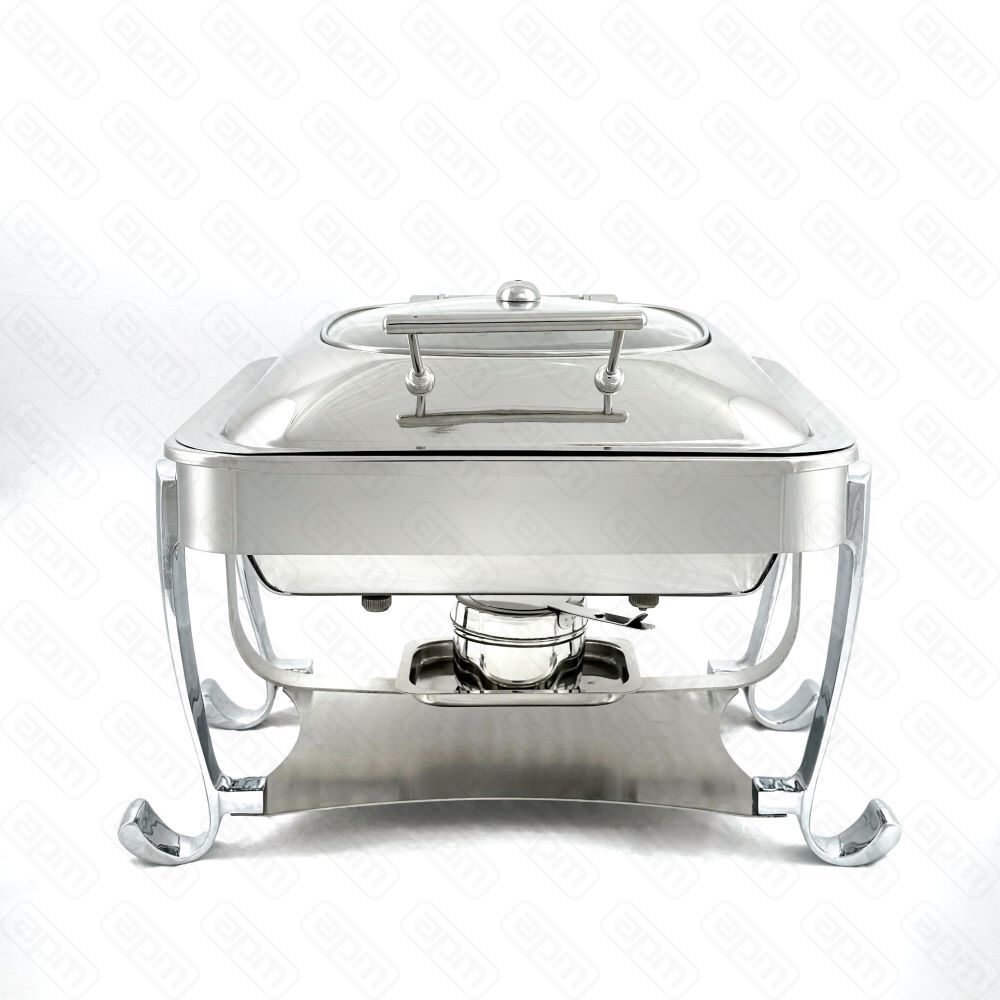 Мармит настольный чефиндиш прямоугольный cо стекл крышкой 12л 5843см h34смOpulent OP0112CP