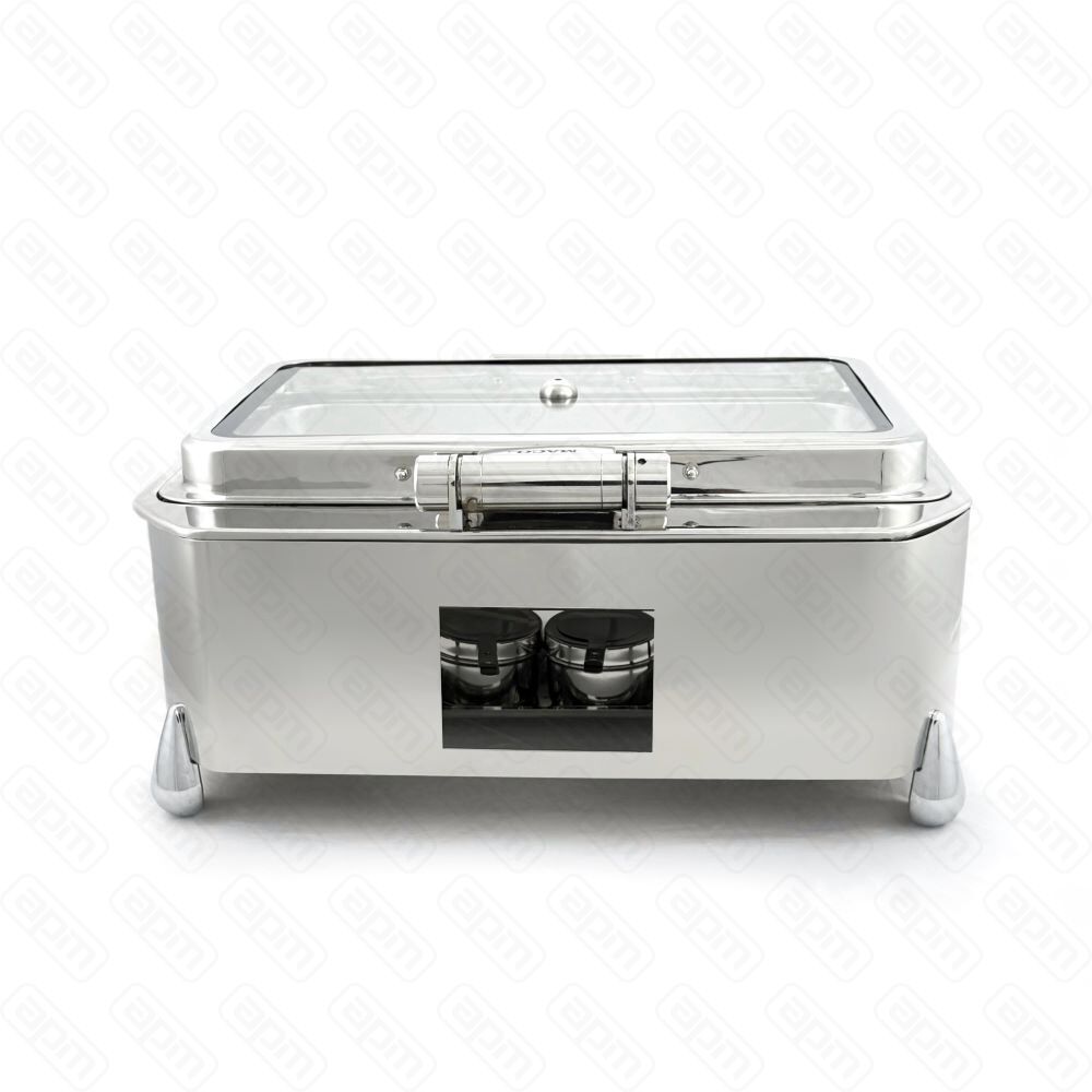 Мармит прямоугольный со стеклянной крышкой 12л Jade JD0112DP