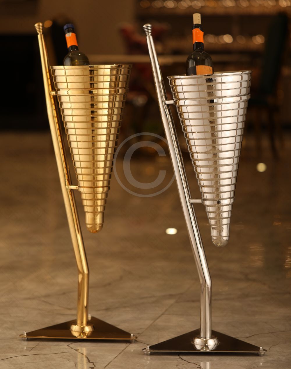 Ведро для шампанского с подставкой h88dt22d225см Rose Gold WBS32470GP