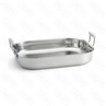Лоток для жарки TRI-PLY 305х255см h65см 40л прямоугольный с ручками нержсталь CW2030