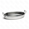 Лоток для жарки TRI-PLY 405х255см h65см 63л овальный с ручками нержсталь CW2044