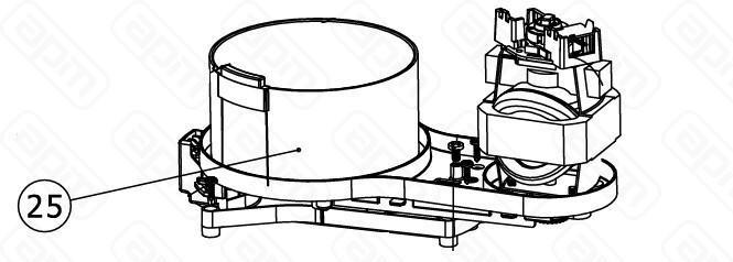 МОТОР В СБОРЕ ДЛЯ ТЕРМОБЛЕНДЕРА TAURUS 476311000