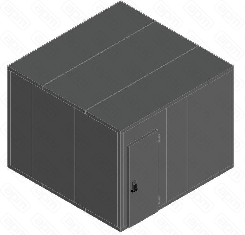 КАМЕРА 80ММ POLAIR КХН-2070 3160Х3160Х2460